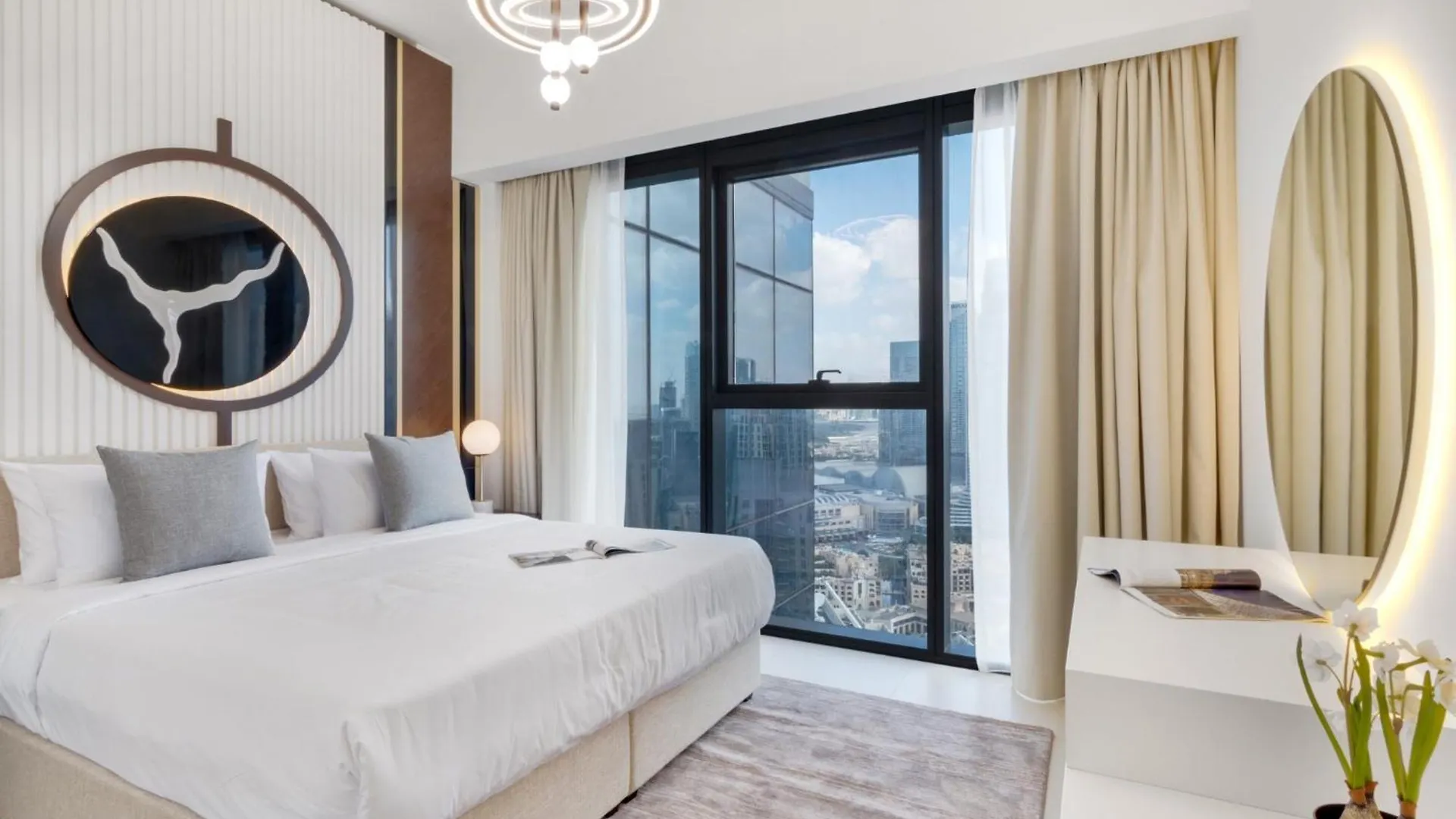 Luxurious 2Bdr Apartment With Burj Khalifa Views Dubaj 0*,